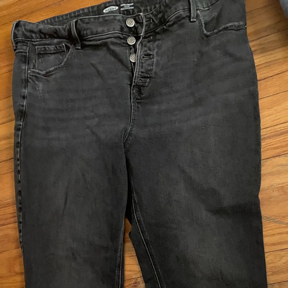 Size 18 OLD NAVY Black Jeans